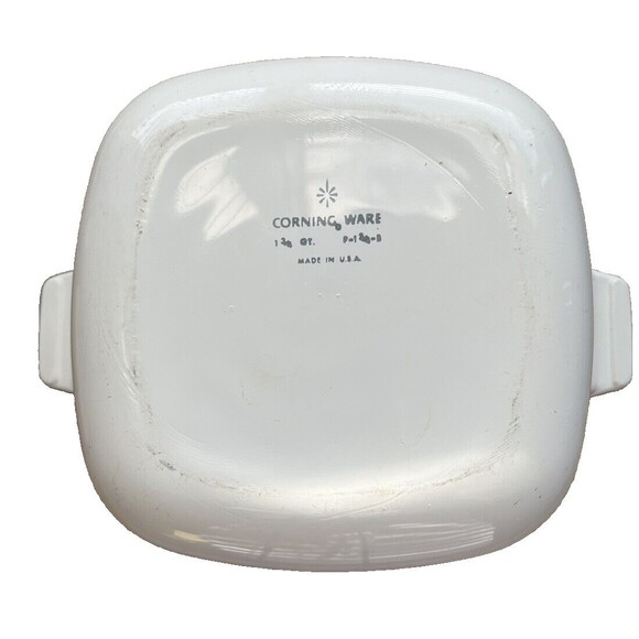 Vintage Corning Ware 1 3/4 Quart Casserole Pot Blue Cornflower Dish P-1 3/4-B US - Picture 3 of 4